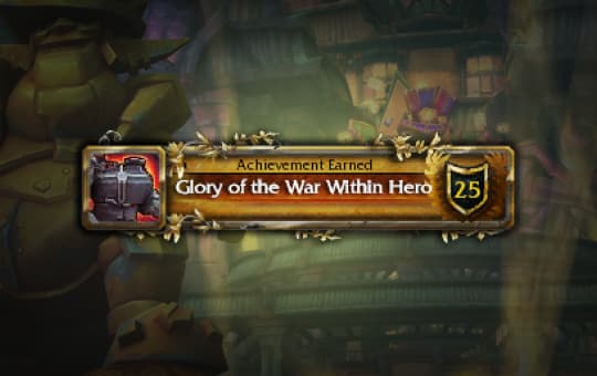 Glory of the War Within Hero