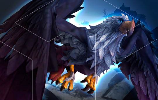 Ravenous Black Gryphon