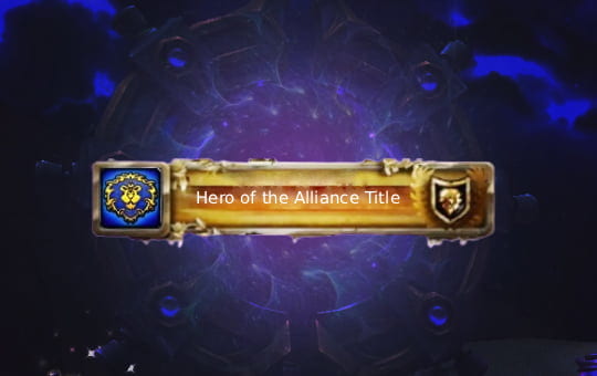 Hero of the Alliance Title